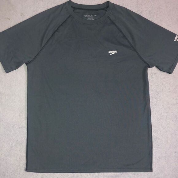 Speedo Mens Granite Gray Top - Picture 1 of 4